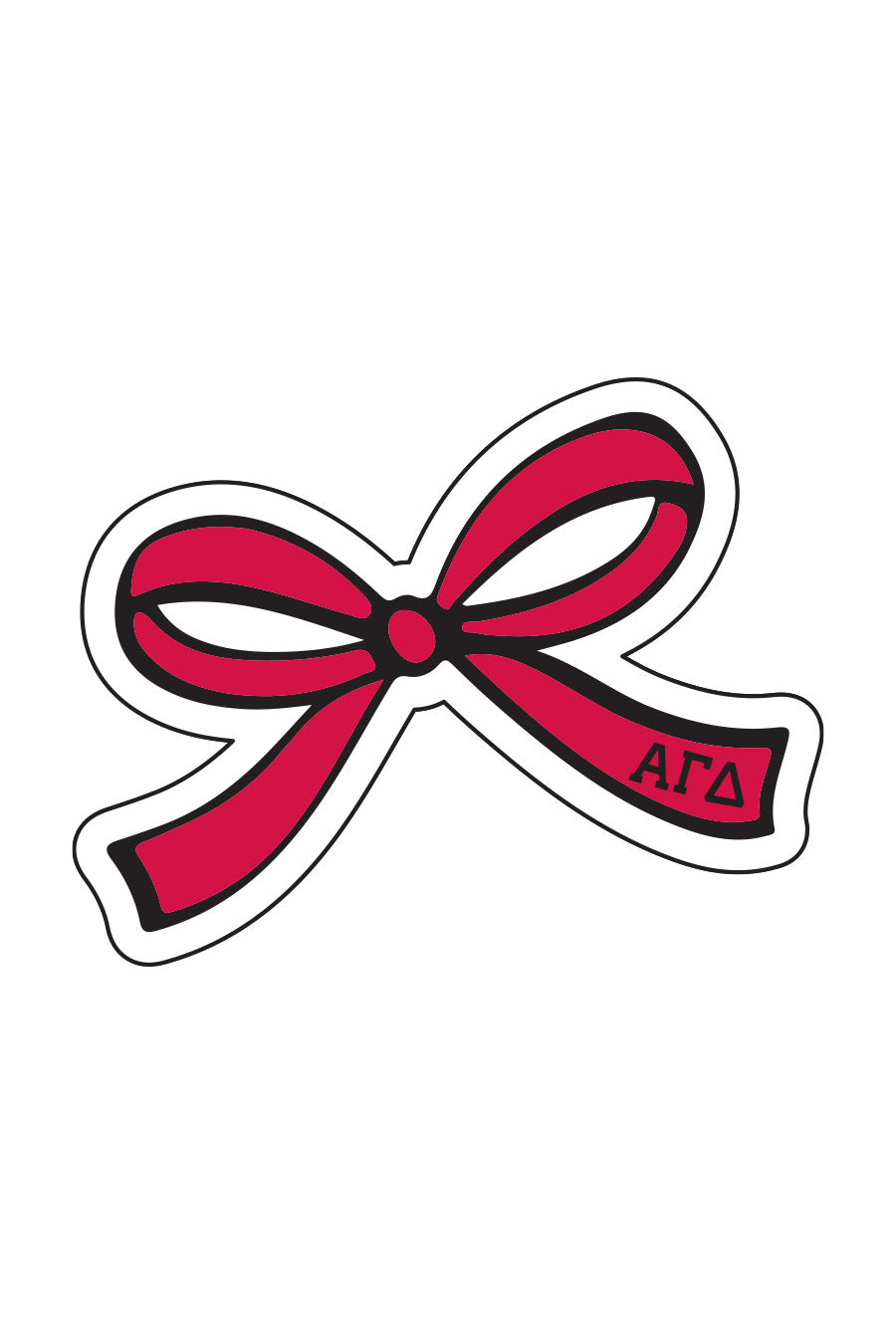 Little Red Bow Sticker